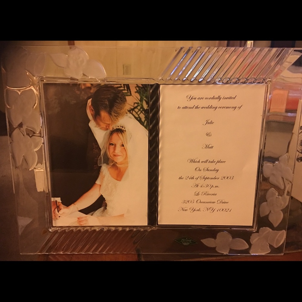 Godinger - crystal picture frame